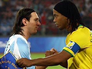 Messi e Ronaldinho