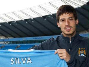 Espanhol David Silva em sua apresentação no Manchester City, em 15/7/2010