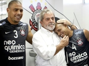 Ronaldo, Lula e Roberto Carlos